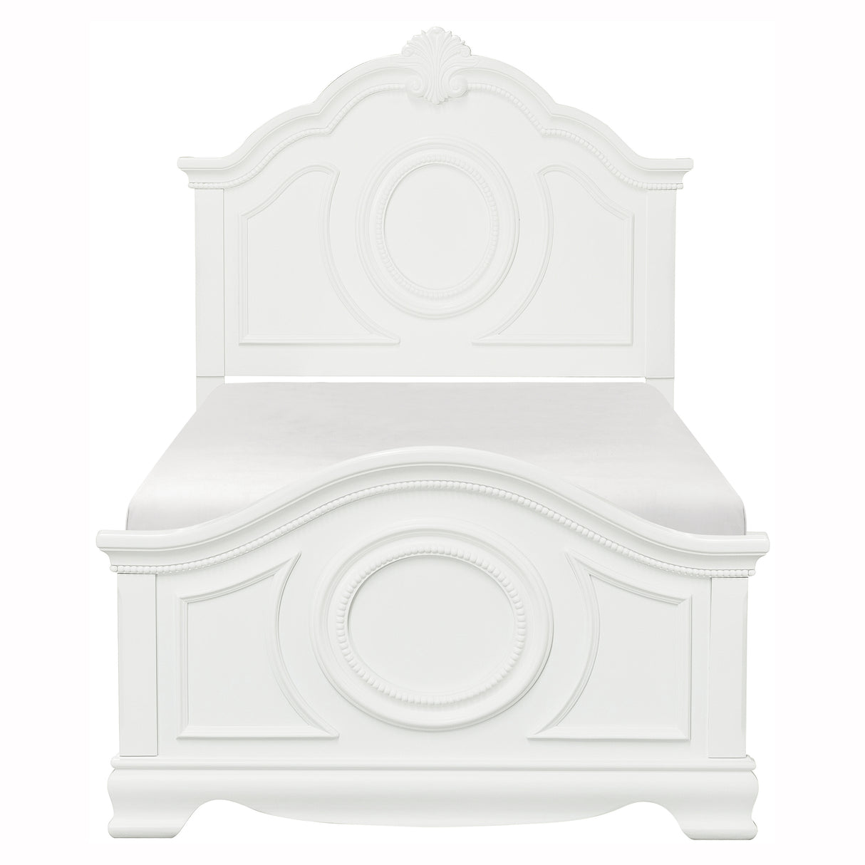 Lucida White Full Bed