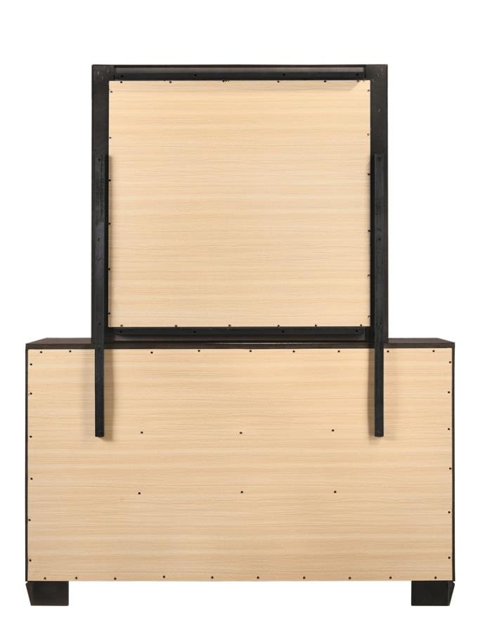 Kauffman 6-Drawer Dresser Dark Cocoa