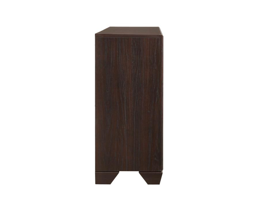 Kauffman 6-Drawer Dresser Dark Cocoa