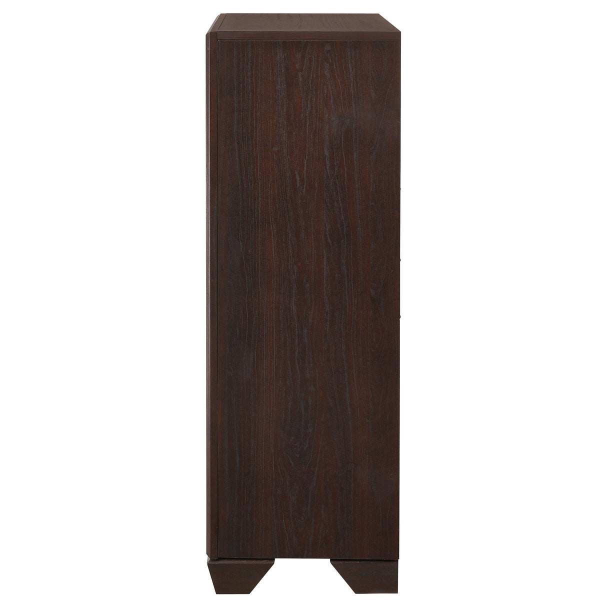 Kauffman 5-Drawer Chest Dark Cocoa