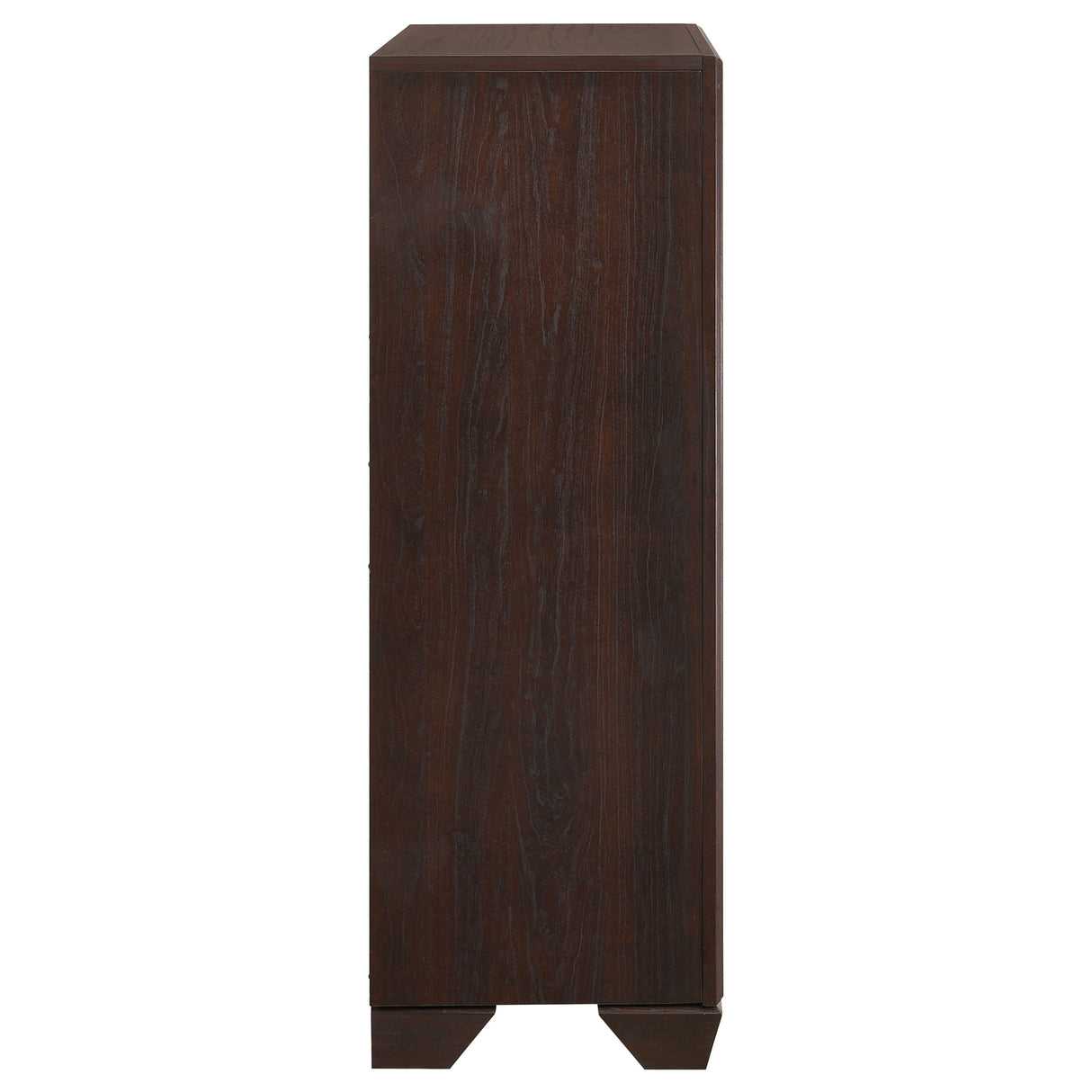 Kauffman 5-Drawer Chest Dark Cocoa