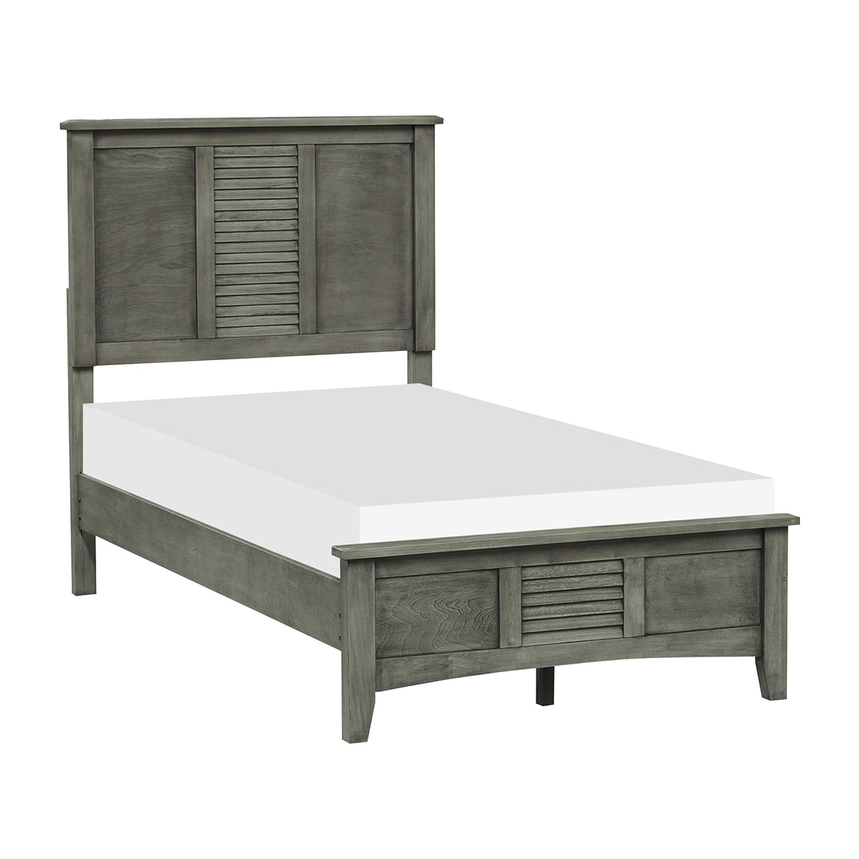 Garcia Gray Twin Bed