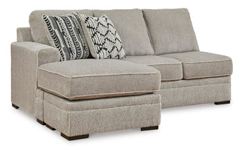 Calnita Sisal Left-Arm Facing Sofa Chaise