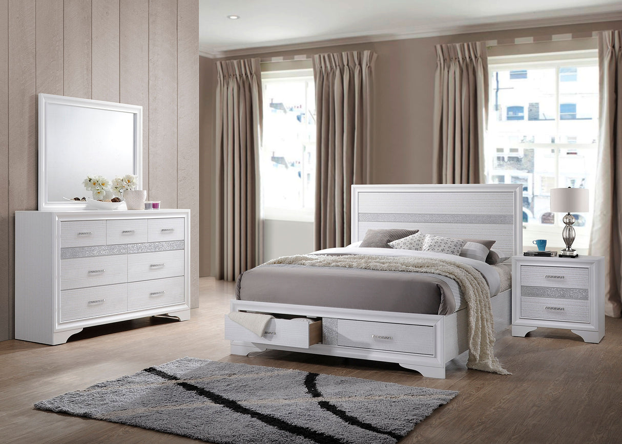 Miranda White 4-Piece Queen Bedroom Set