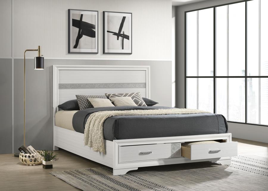 Miranda White 4-Piece Queen Bedroom Set