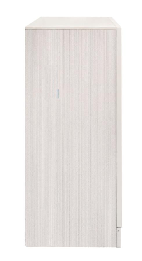 Miranda 7-Drawer Dresser White And Rhinestone