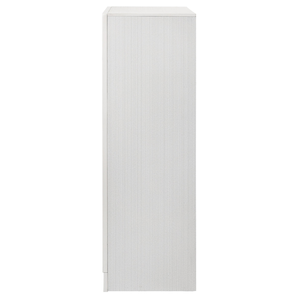 Miranda 5-Drawer Chest White And Rhinestone