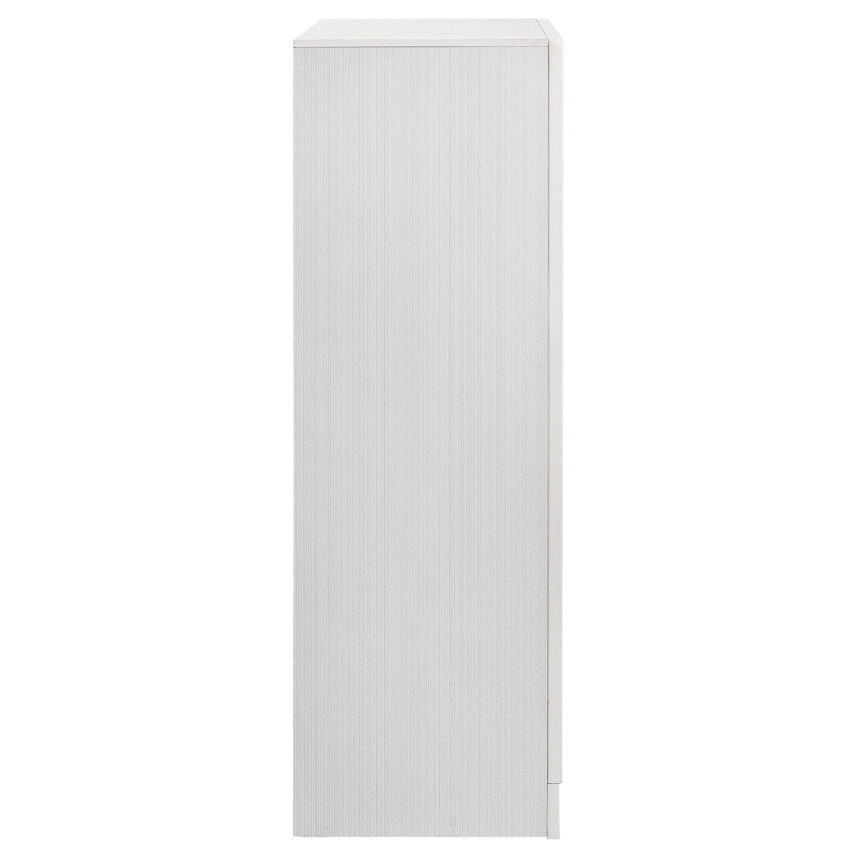 Miranda 5-Drawer Chest White And Rhinestone