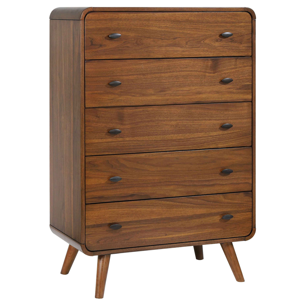 Robyn 5-Drawer Chest Dark Walnut