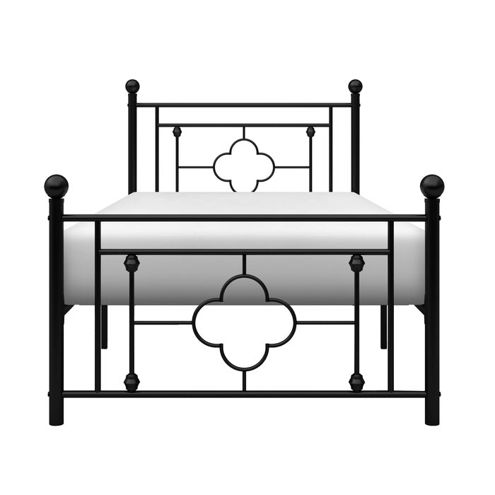 Morris Black Twin Metal Platform Bed