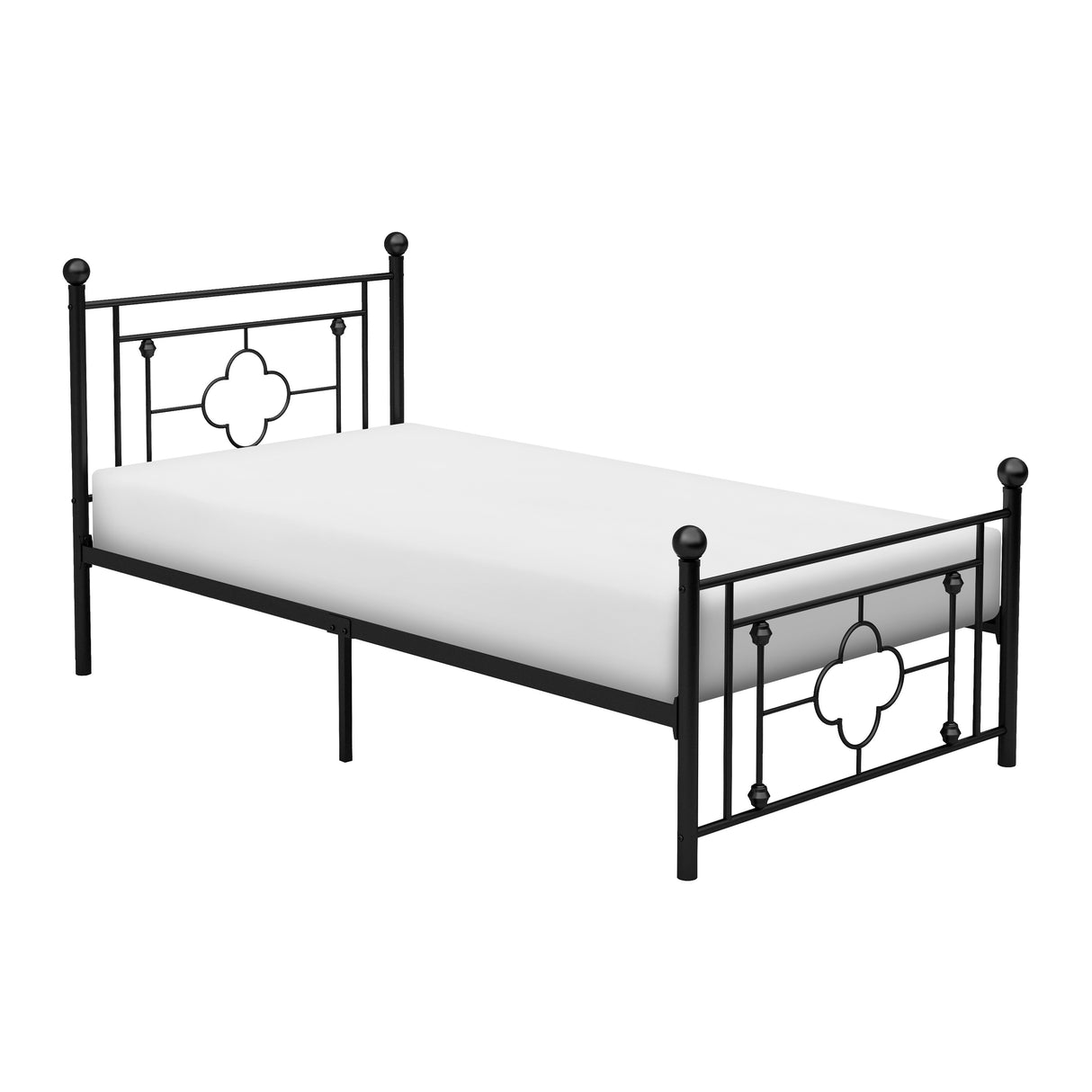 Morris Black Twin Metal Platform Bed