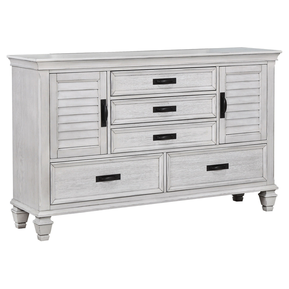 Franco 5-Drawer Dresser Antique White