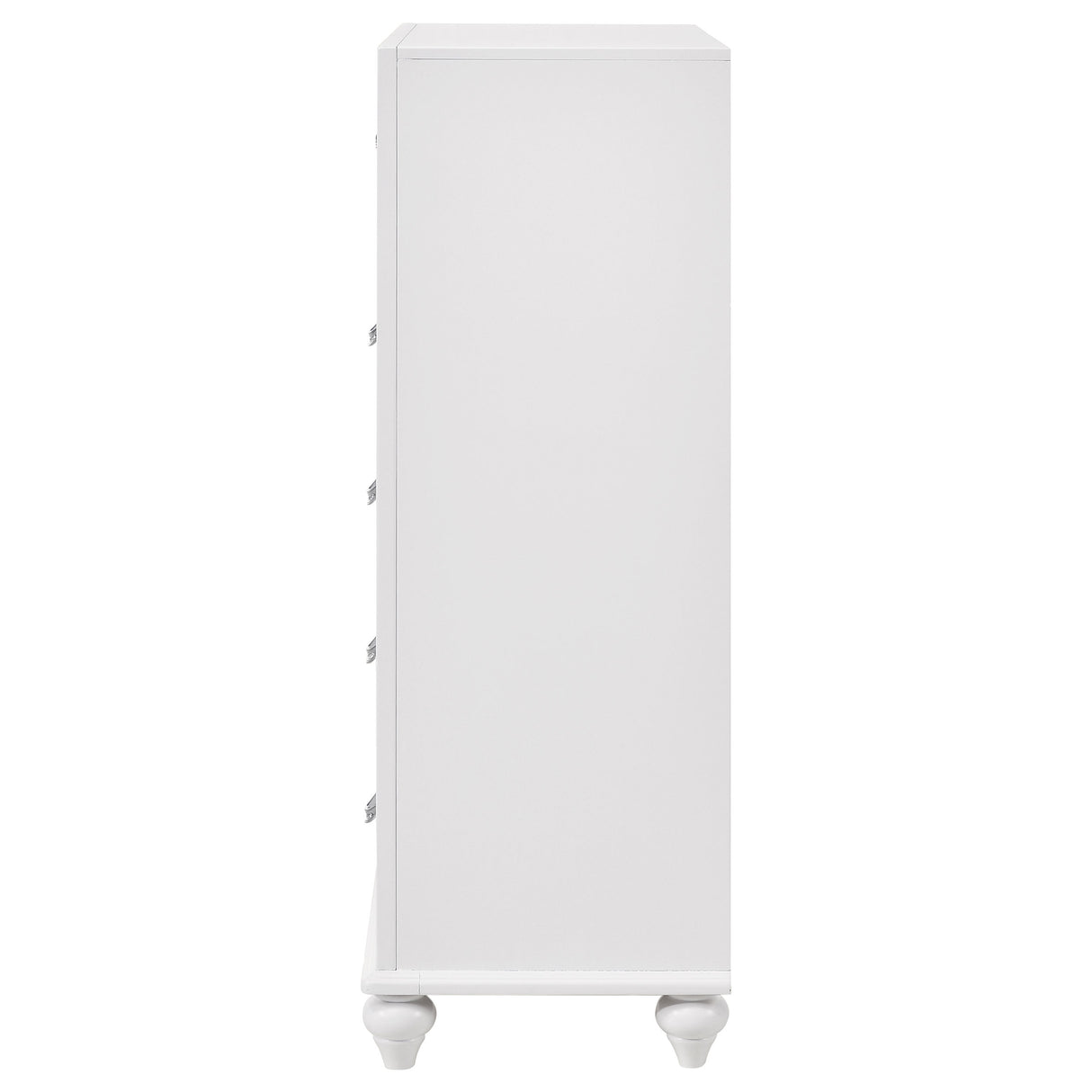 Barzini 5-Drawer Chest White