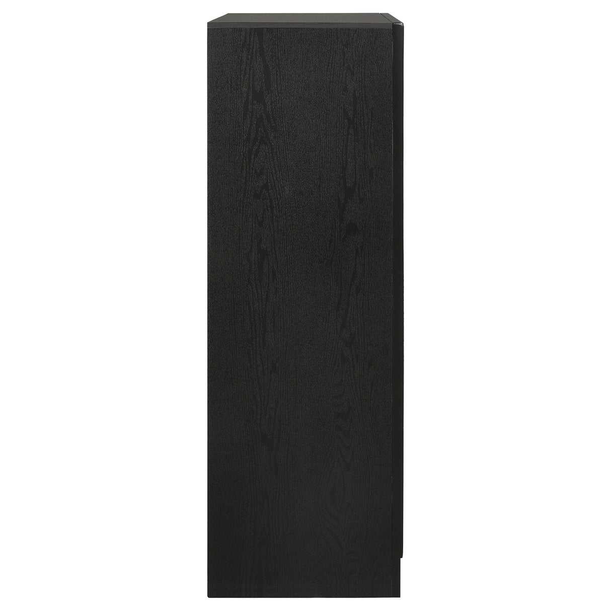 Miranda 5-Drawer Chest Black And Rhinestone