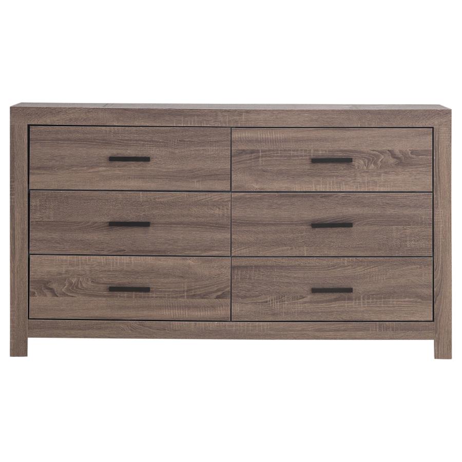 Brantford 6-Drawer Dresser Barrel Oak