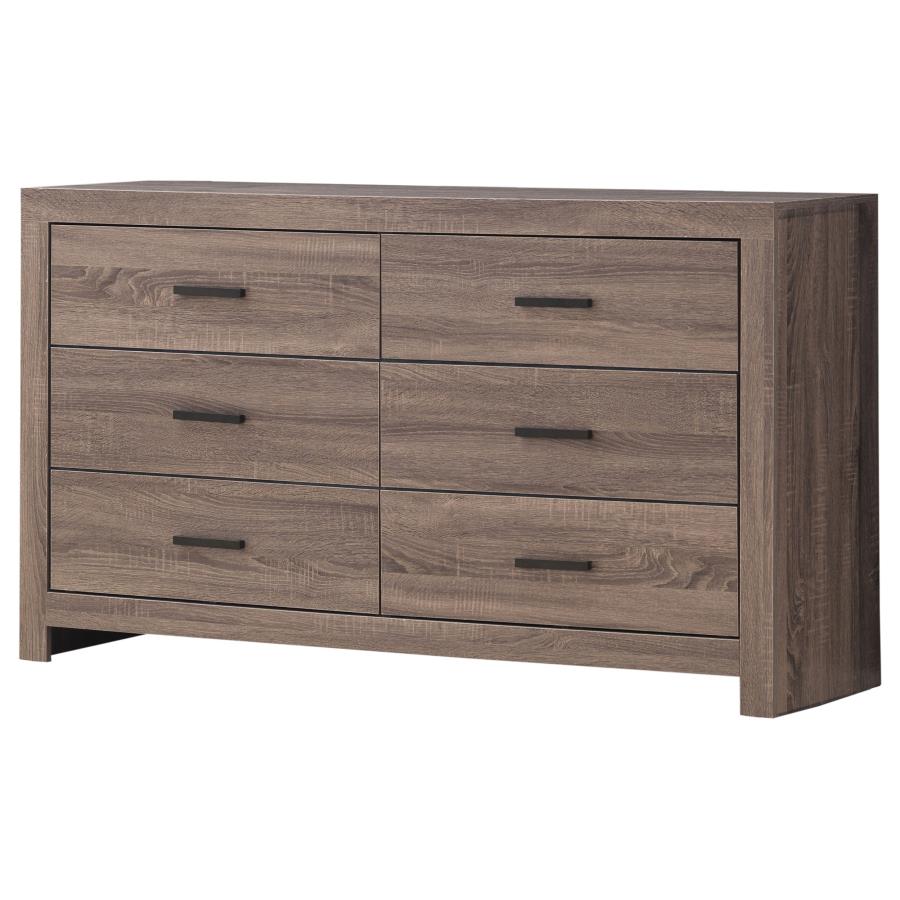 Brantford 6-Drawer Dresser Barrel Oak