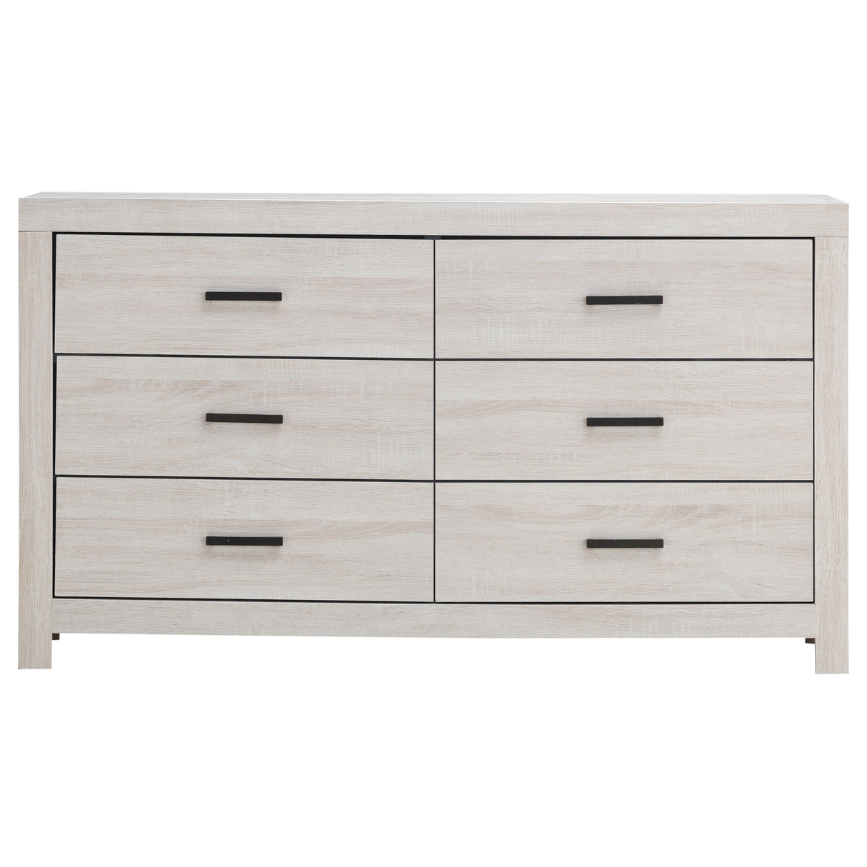 Brantford Coastal White 4-Piece Eastern King Bedroom Set