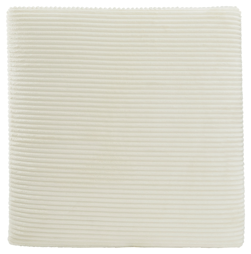 Lindyn Ivory Oversized Accent Ottoman