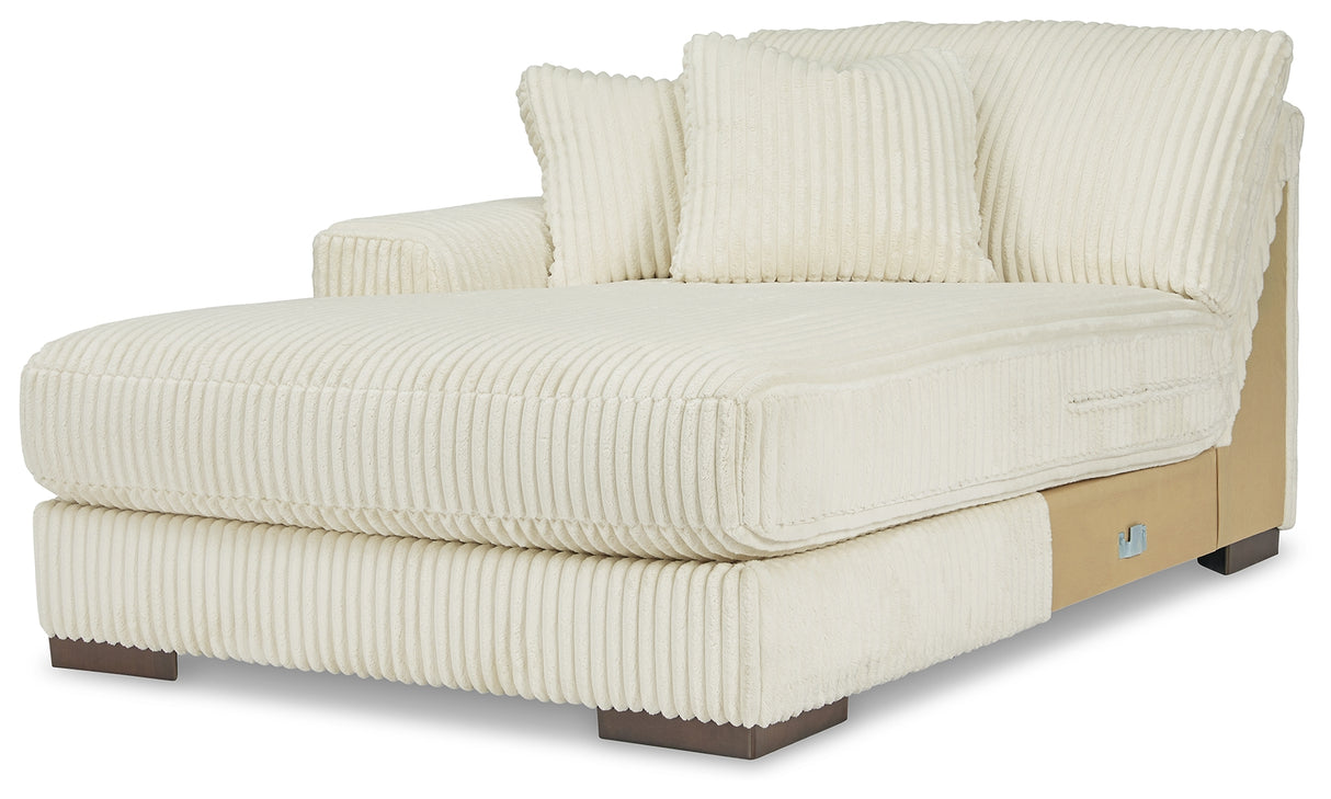 Lindyn Ivory Left-Arm Facing Corner Chaise