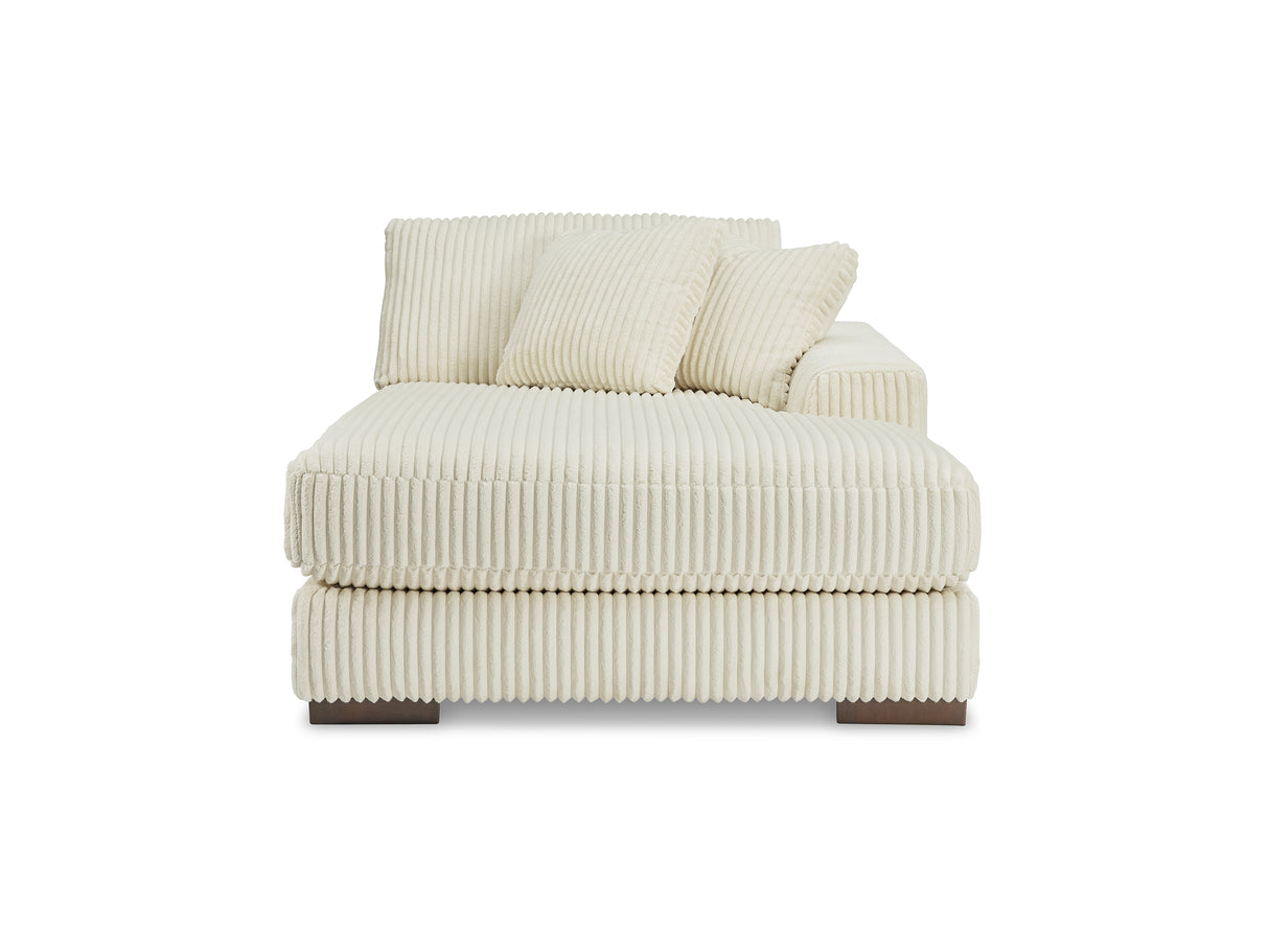 Lindyn Ivory 6-Piece Right-Arm Facing Sectional With Chaise And Ottoman