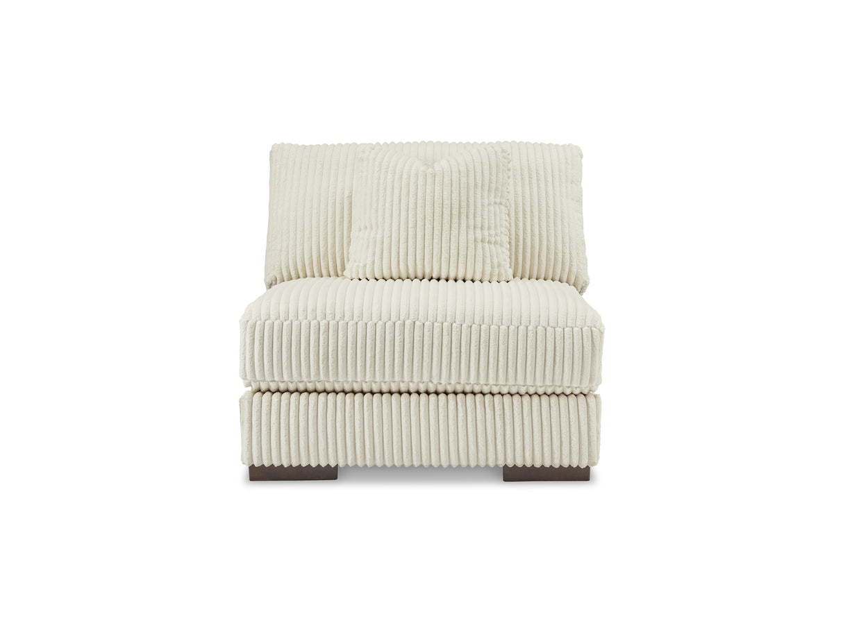 Lindyn Ivory 6-Piece Right-Arm Facing Sectional With Chaise And Ottoman