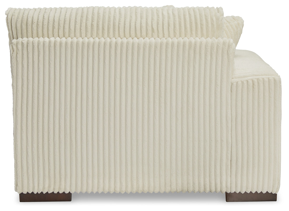 Lindyn Ivory Left-Arm Facing Corner Chair
