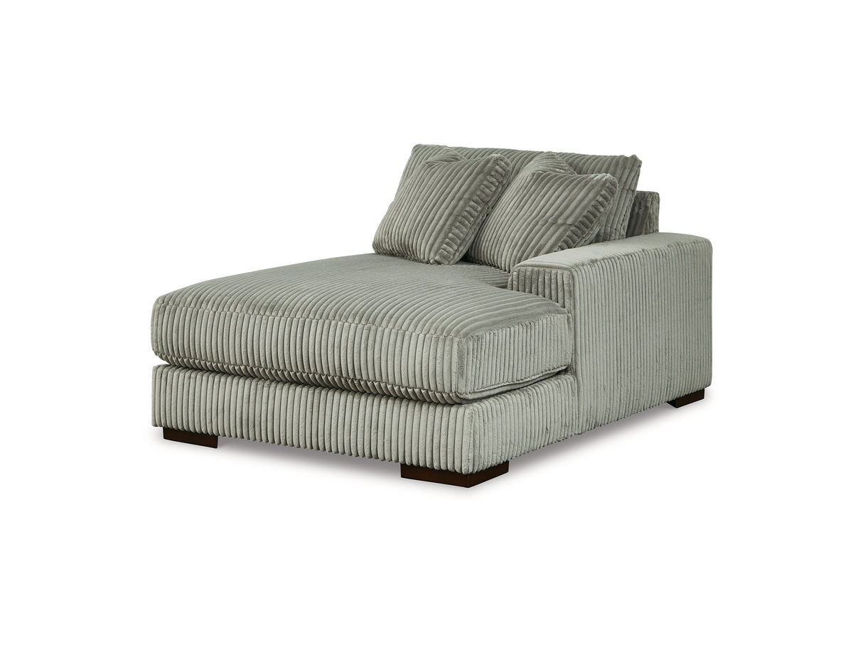 Lindyn Fog 5-Piece Right-Arm Facing Sectional And Ottoman