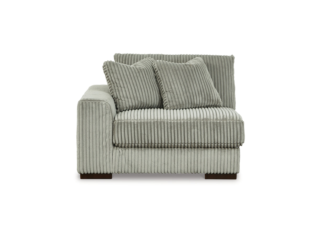 Lindyn Fog 4-Piece Sectional And Ottoman