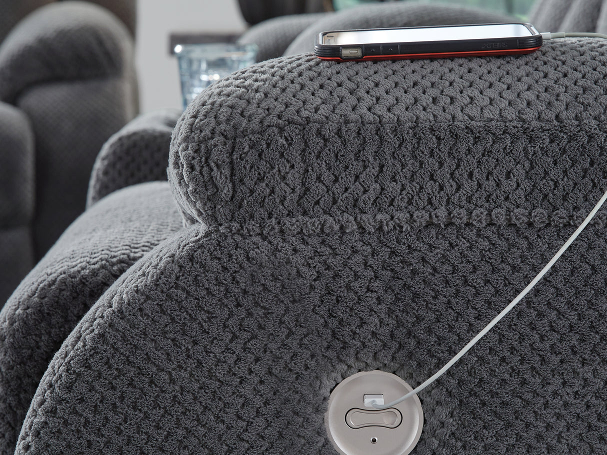 Observation Power Reclining Sofa with Drop Down Table