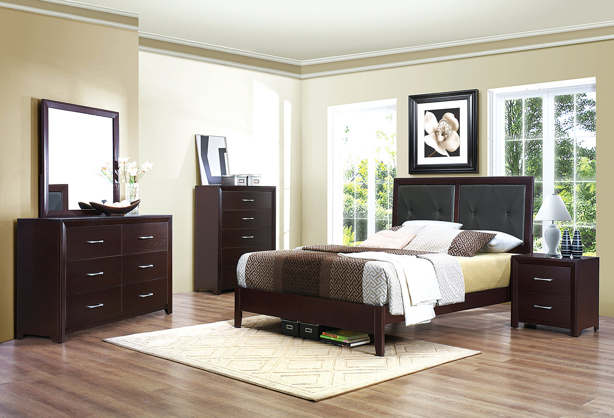 Edina Espresso Queen Bed