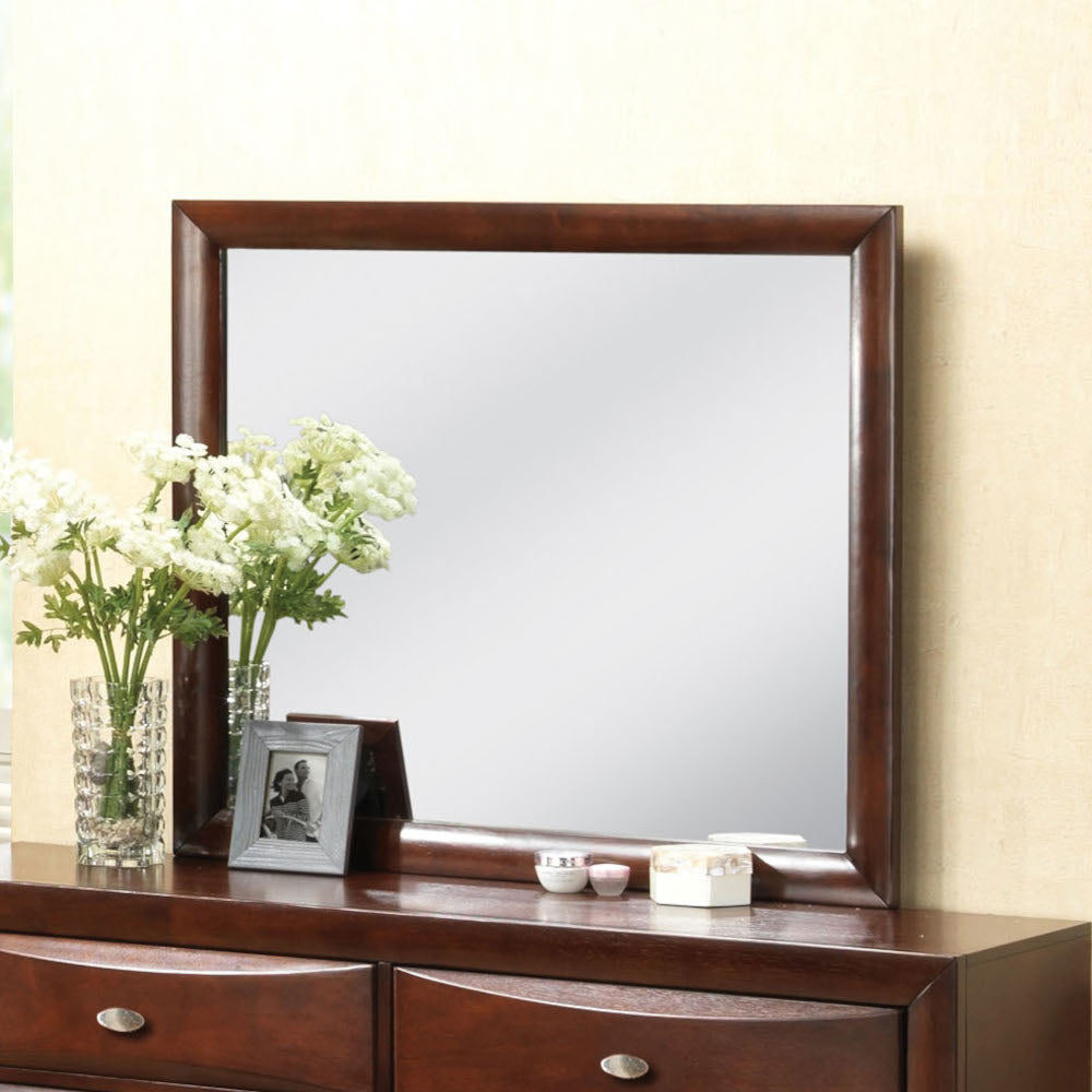 Ireland Espresso Finish Mirror