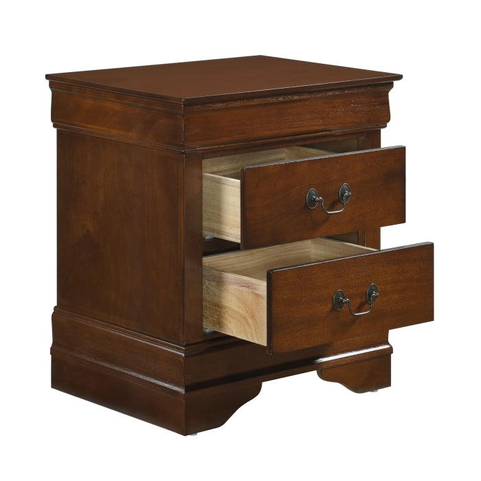 Mayville Brown Cherry Nightstand