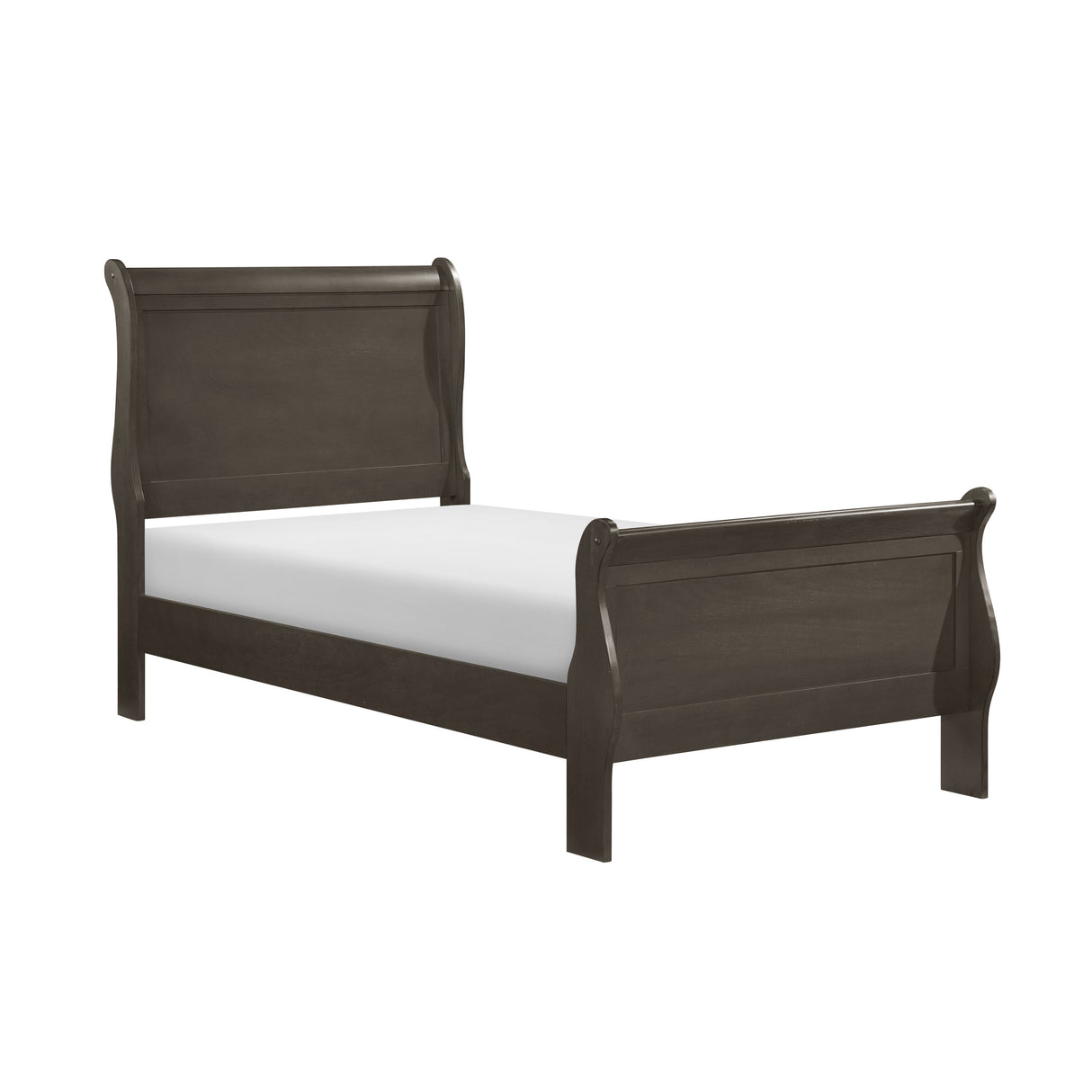 Mayville Stained Gray Twin Bed
