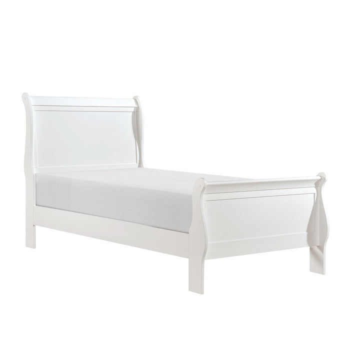 Mayville White Twin Bed