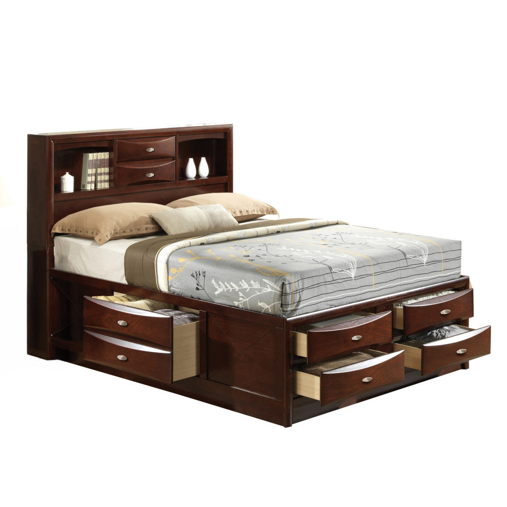 Ireland Espresso Finish Queen Bed
