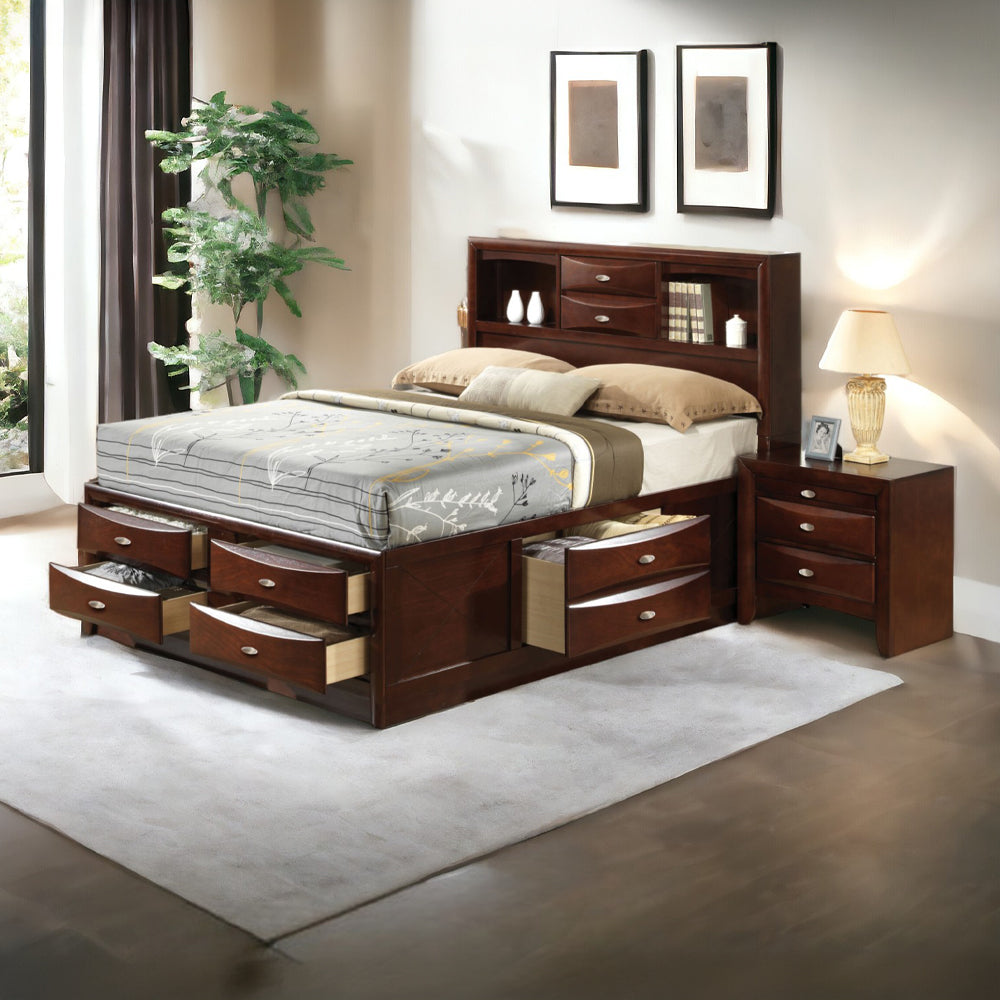 Ireland Espresso Finish Queen Bed