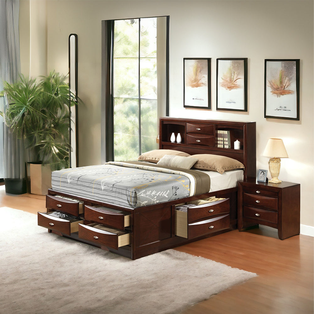 Ireland Espresso Finish Queen Bed