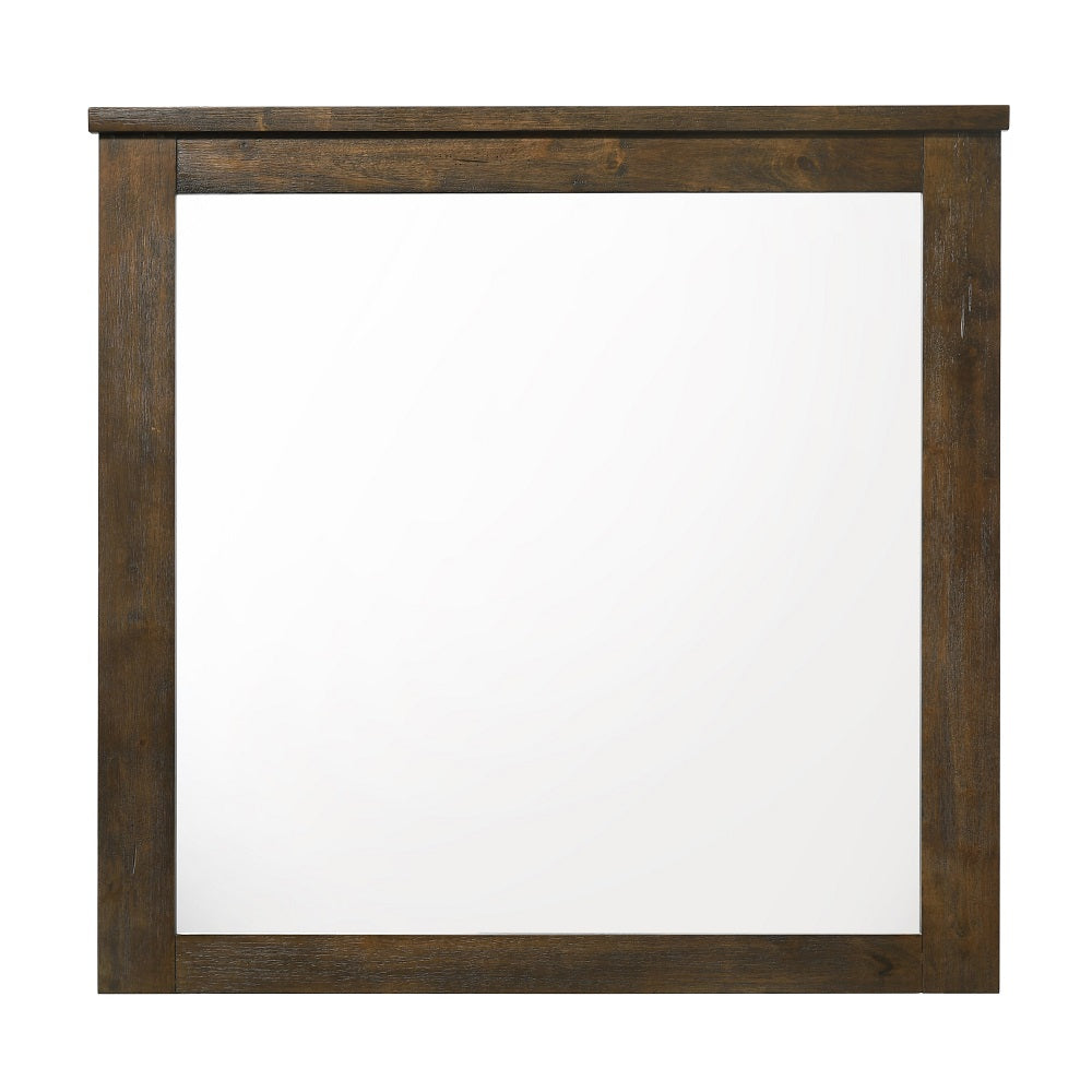 Merrilee Oak Finish Mirror