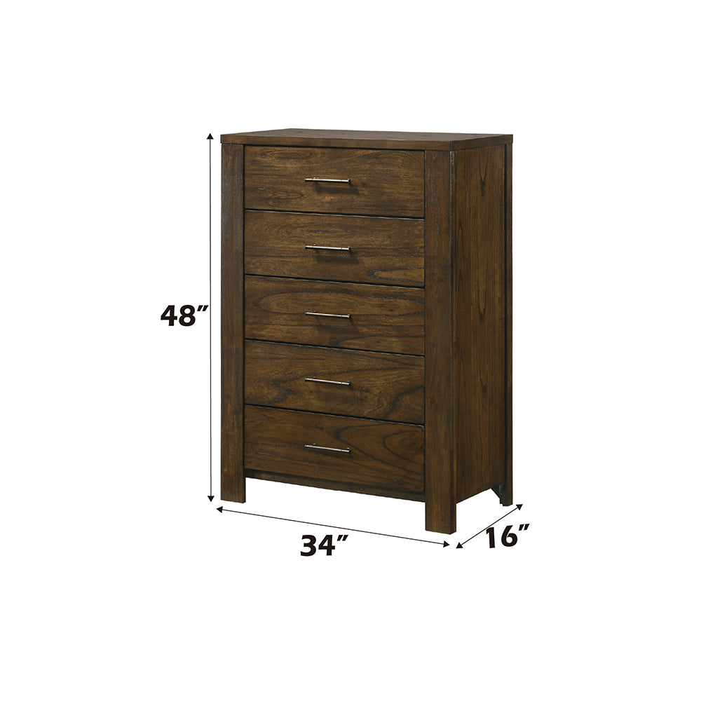 Merrilee Oak Finish Chest
