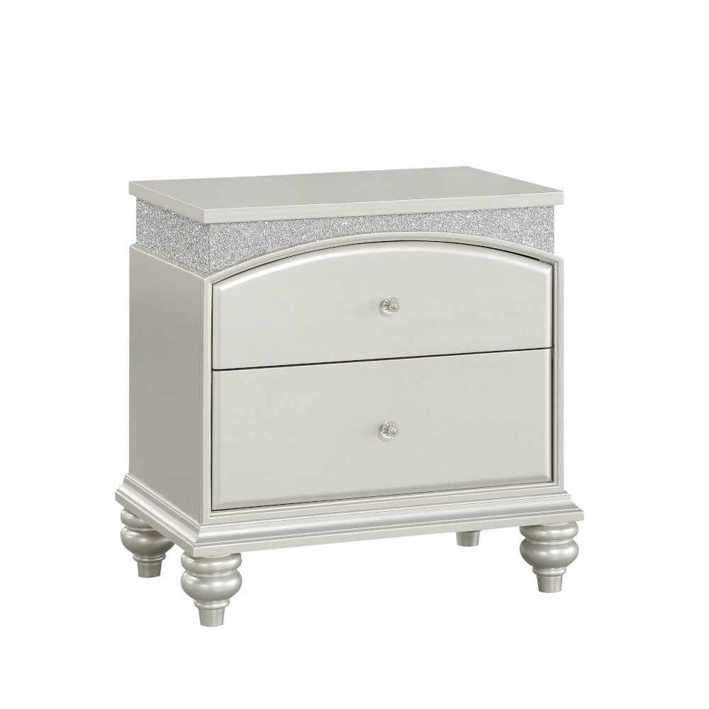 Maverick Platinum Finish Nightstand