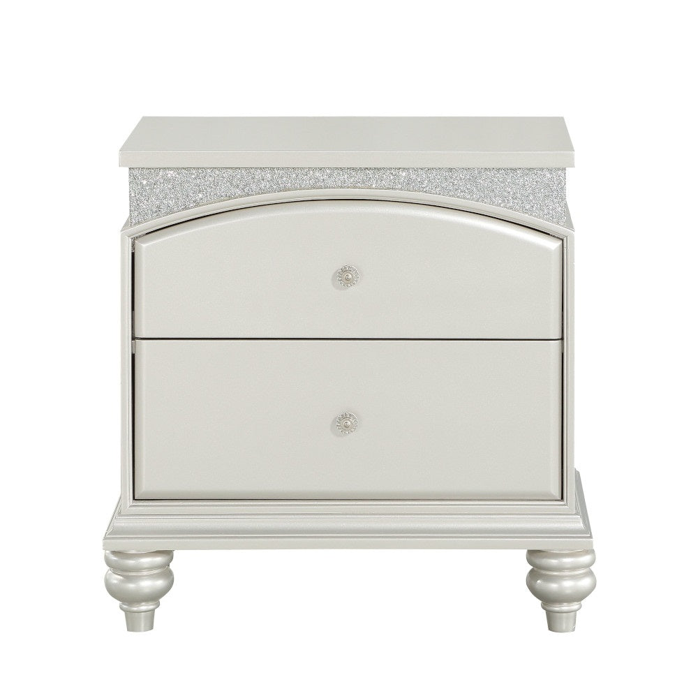 Maverick Platinum Finish Nightstand
