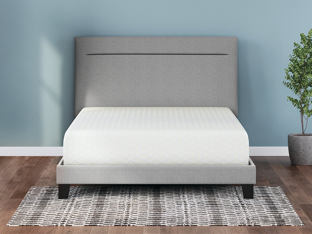 Chime White 12 Inch Memory Foam Twin Mattress In A Box