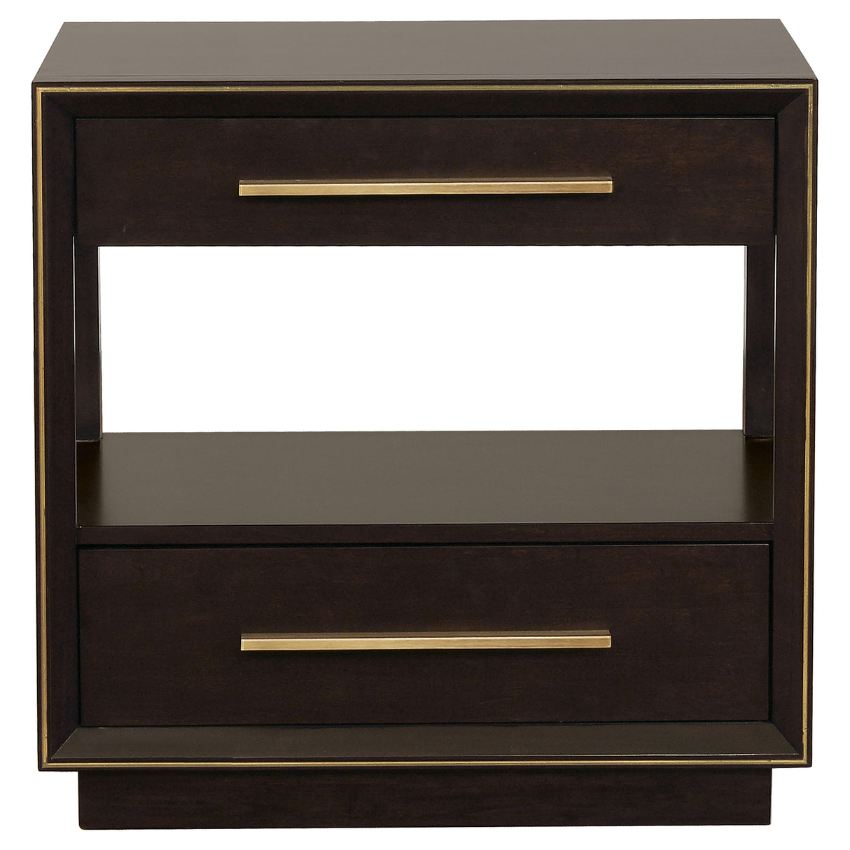 Durango 2-Drawer Nightstand Smoked Peppercorn