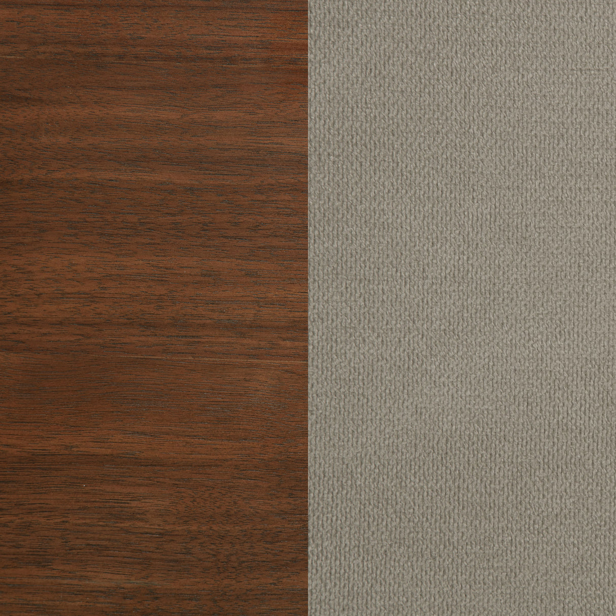 Maderia Walnut 57-Inch Upholstered California King Panel Bed