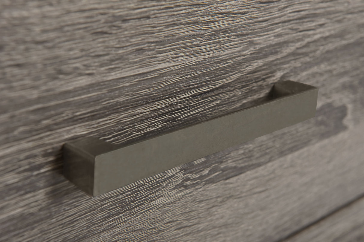 Wright Brown Oak 2-Drawer Nightstand Bedside Table