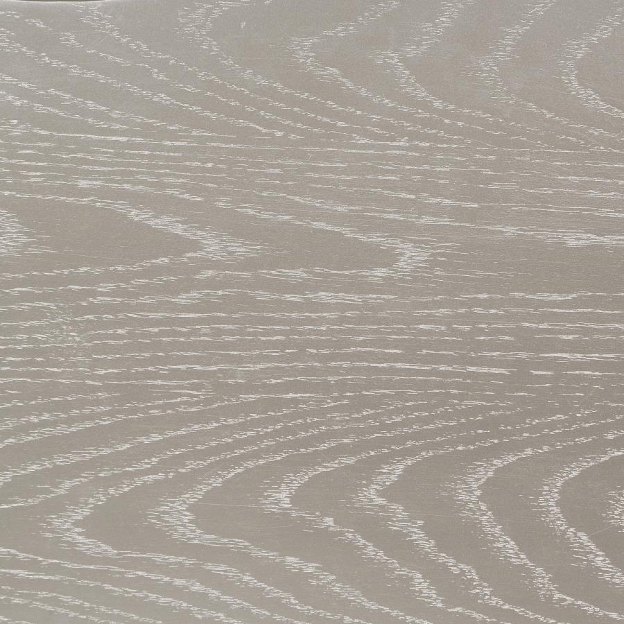 Evangeline 3-Drawer Nightstand Silver Oak