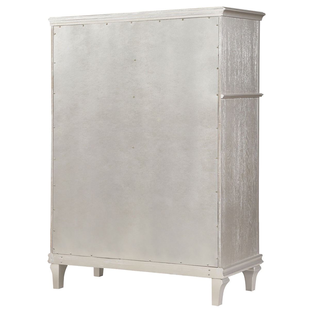 Evangeline 6-Drawer Chest Silver Oak