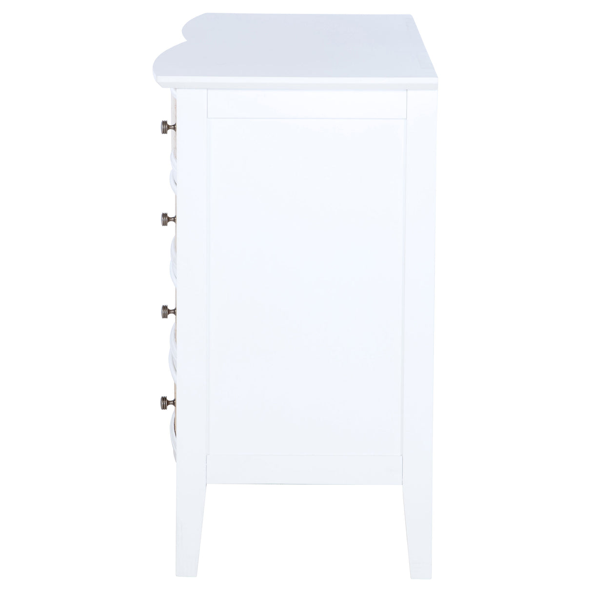 Bexhill White 10-Drawer Dresser Cabinet