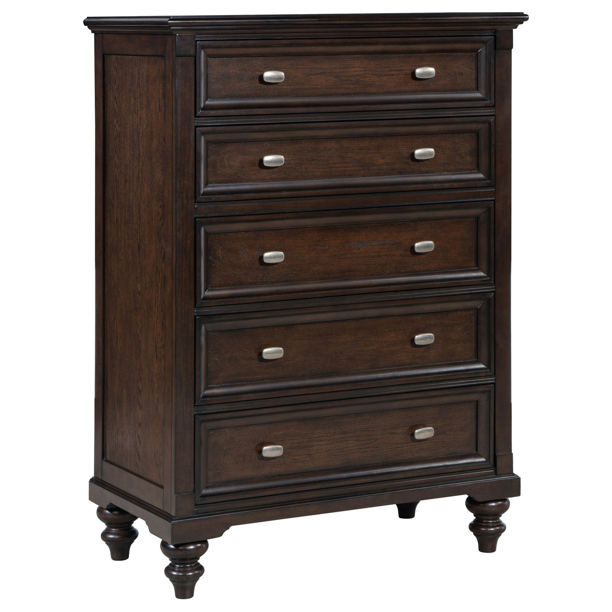 Andover Dark Oak 5-Drawer Chest Of Drawers