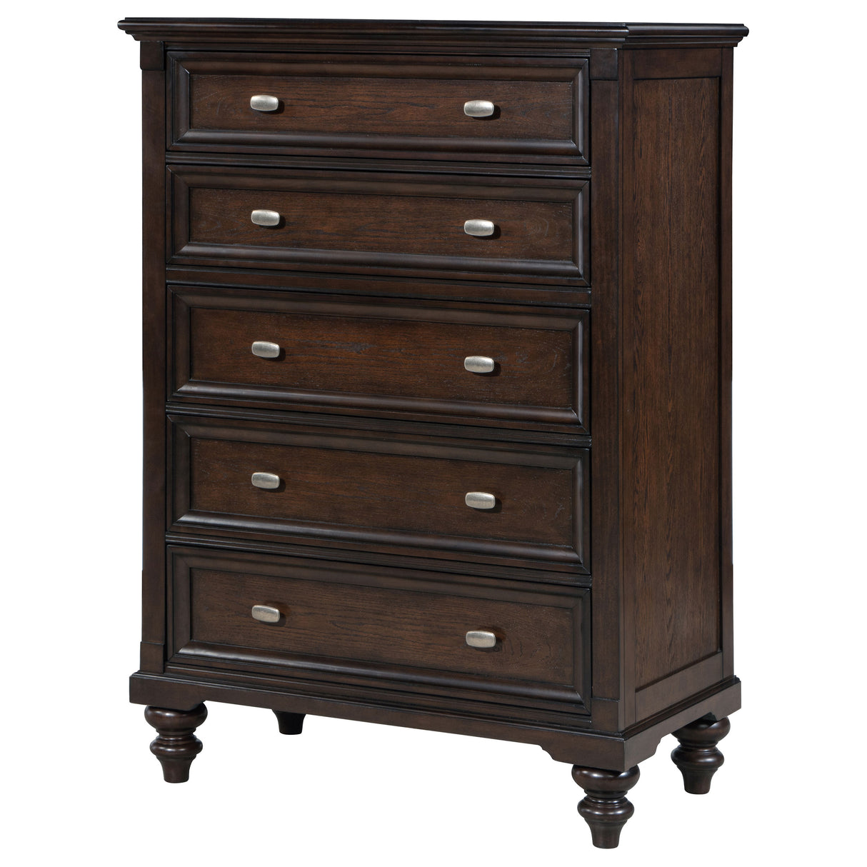Andover Dark Oak 5-Drawer Chest Of Drawers